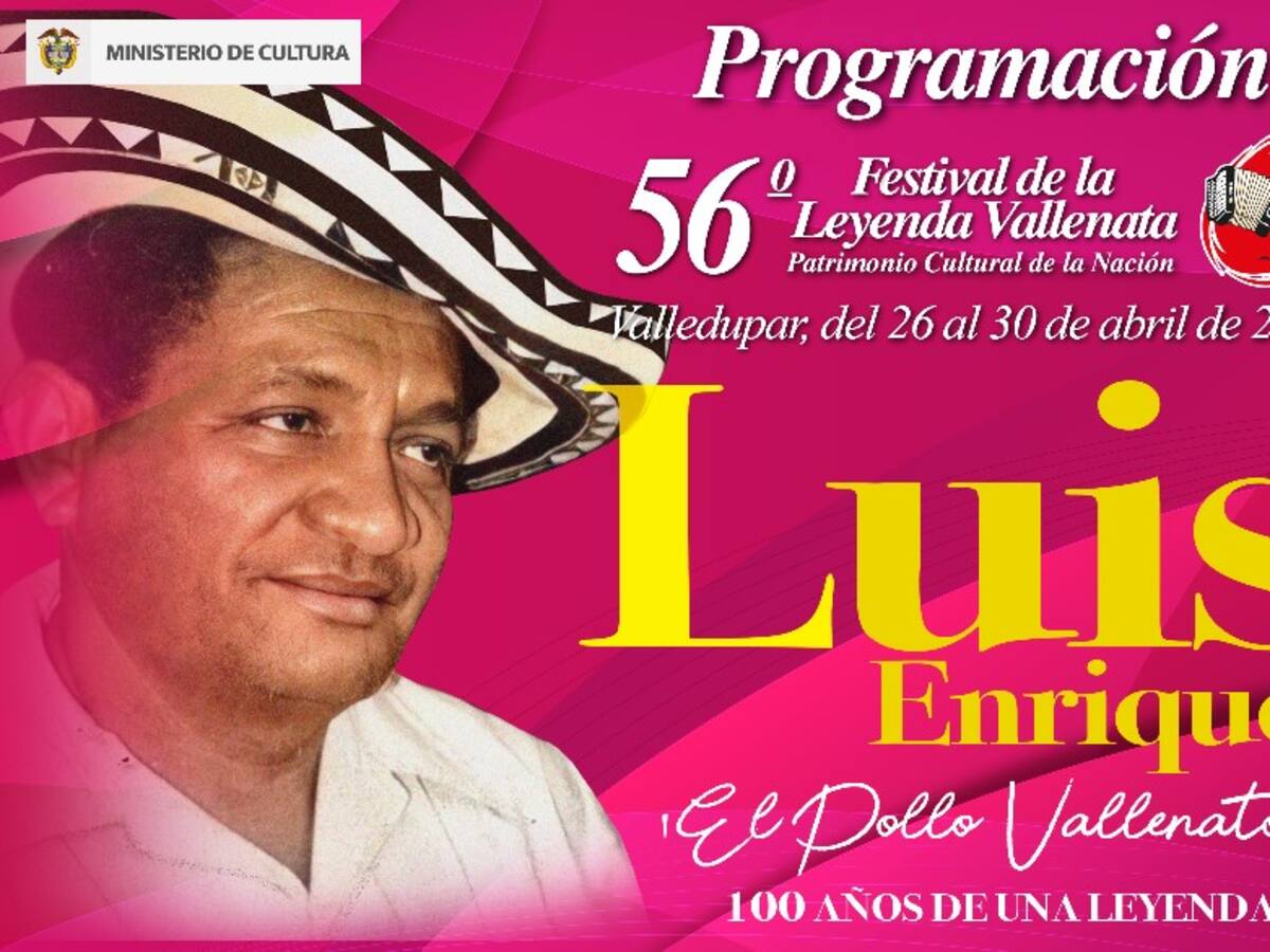 Conozca la programación del Festival de la Leyenda Vallenata 2023