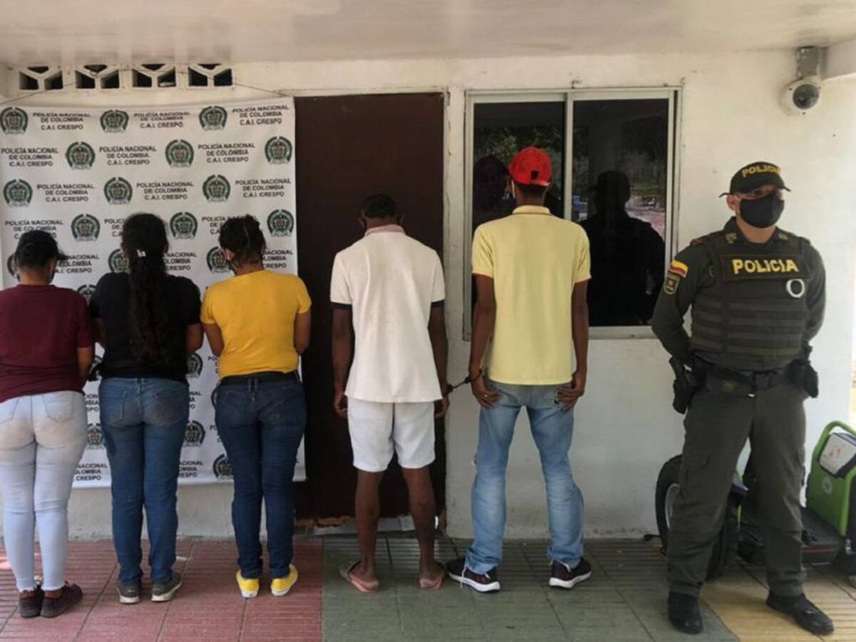 5 capturas por violación a las medidas de aislamiento en Cartagena