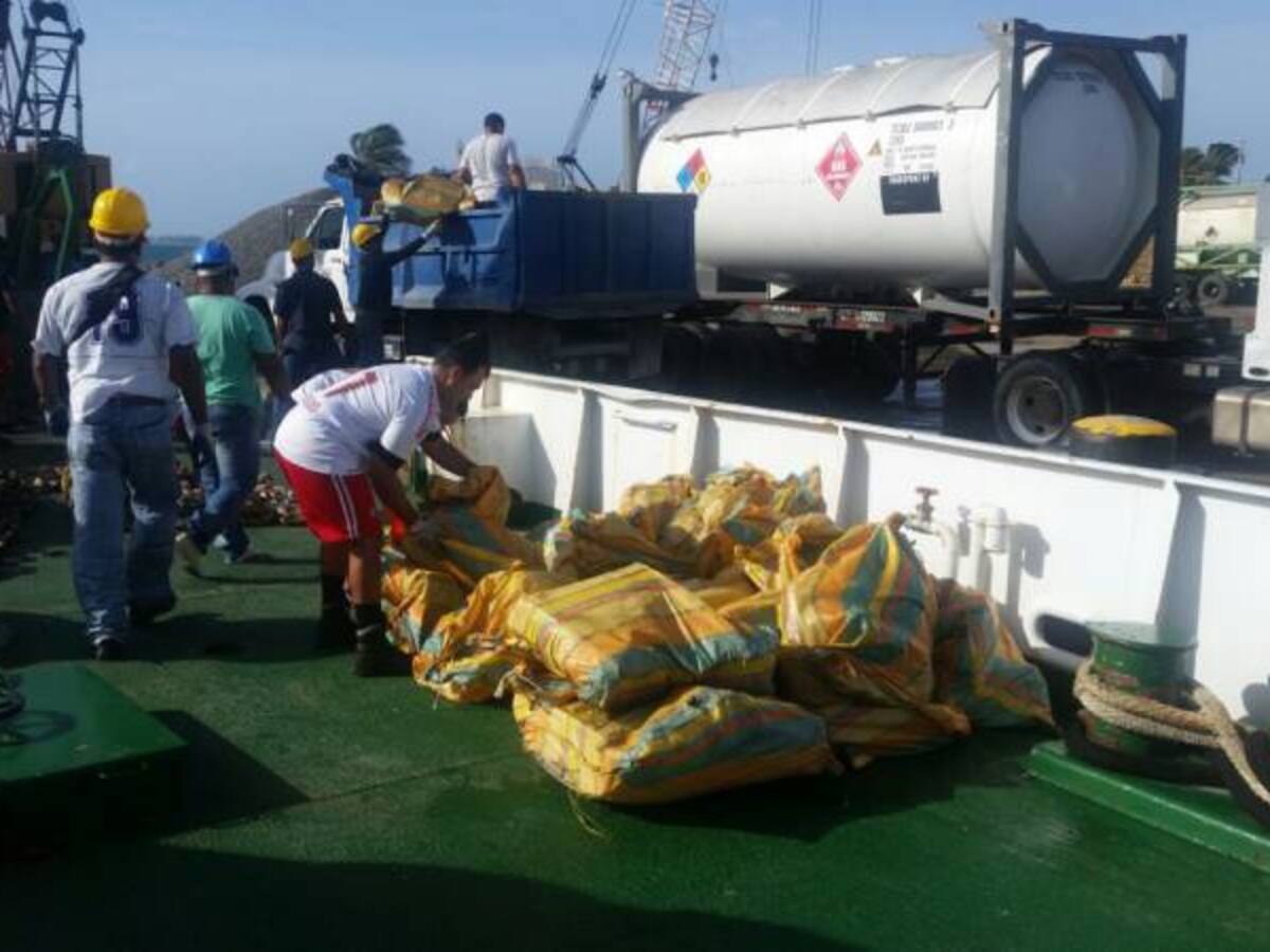 Armada Nacional retira unas tres toneladas de desechos tecnológicos de San Andrés