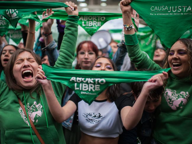 Movimiento feminista Colombia. Getty Images.