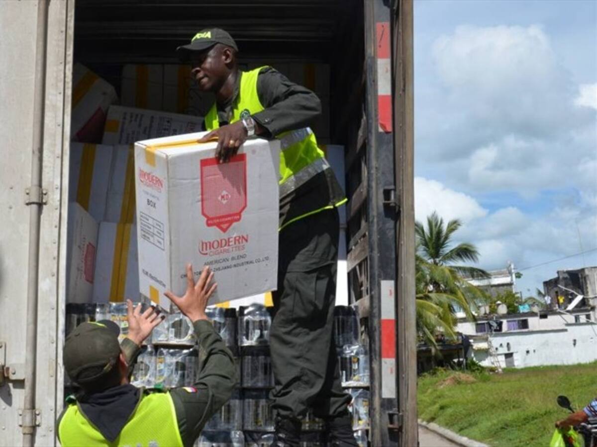 Buenaventura: incautan cargamento de cigarrillos de contrabando