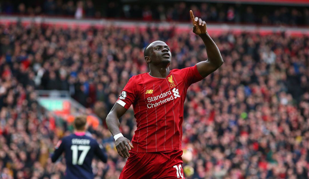 Sadio Mané, autor del segundo gol para la remontada del Liverpool.