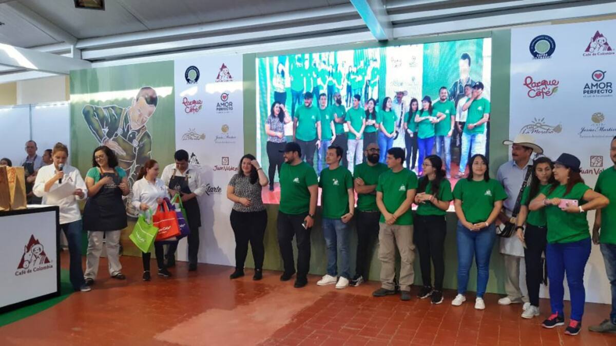 El equipo de logística del Campeonato Nacional de Cafés Filtrados