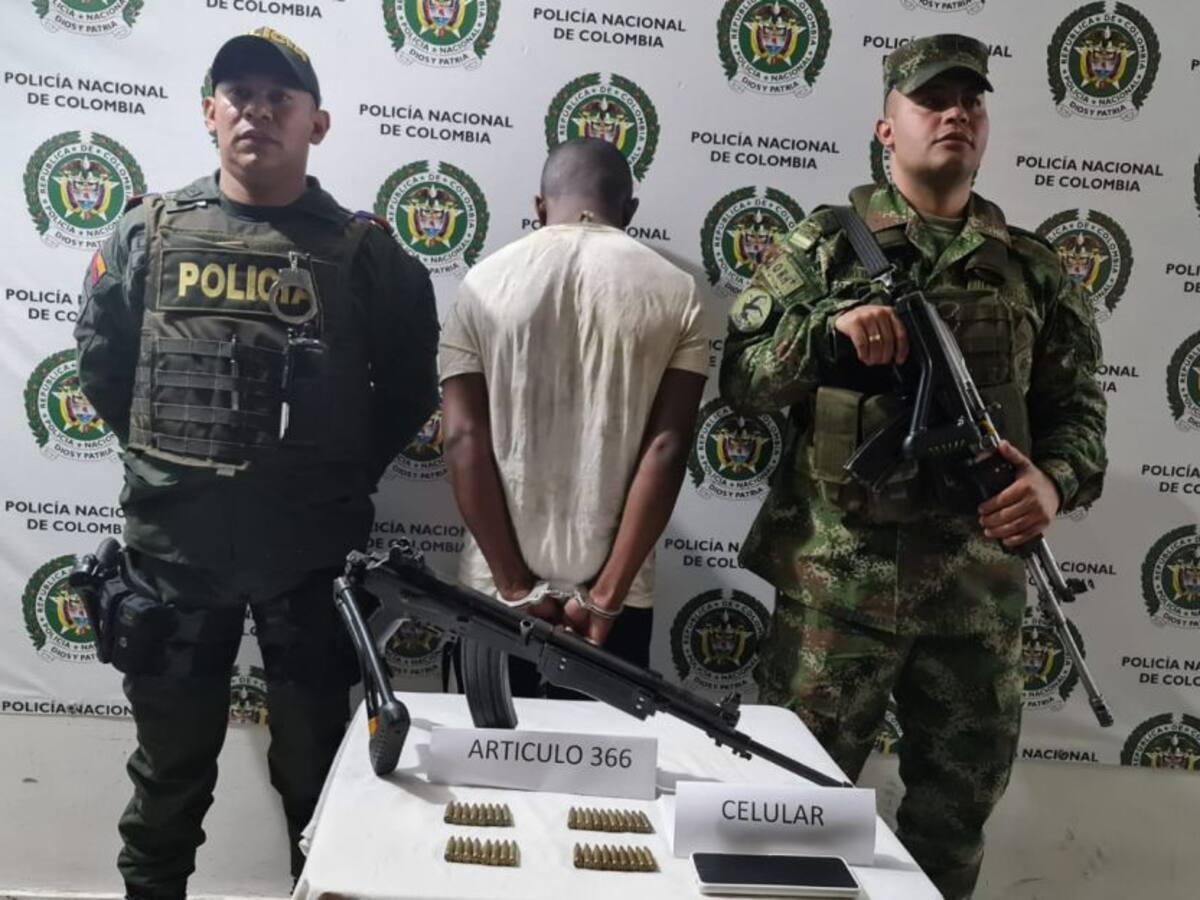 Capturan soldado que robó un fusil para venderlo al Clan del Golfo en Yarumal