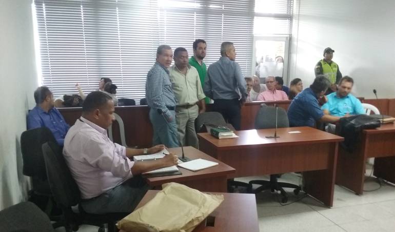 Aspecto de la audiencia llevada a cabo el miércoles en Barranquilla.