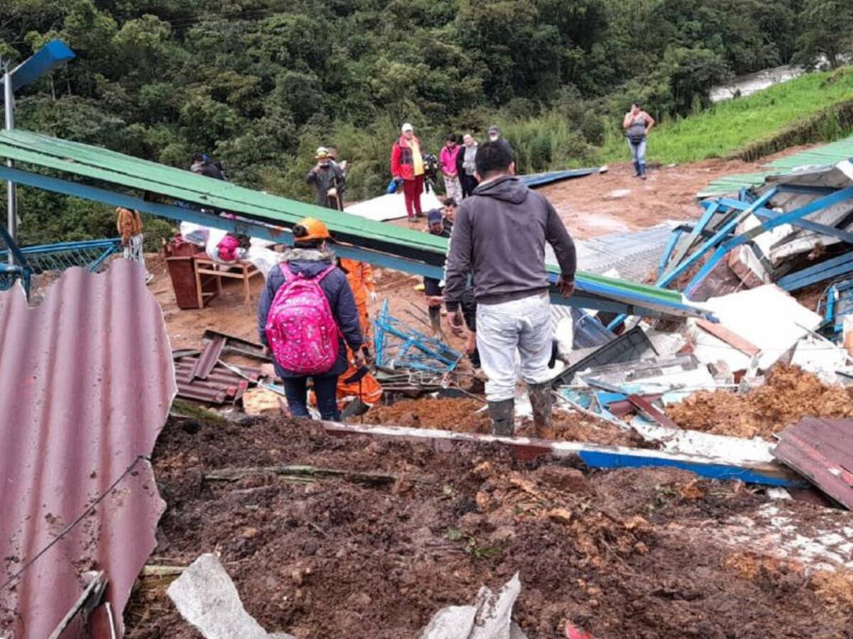 Alerta por remoción de masa en Mallama, Nariño