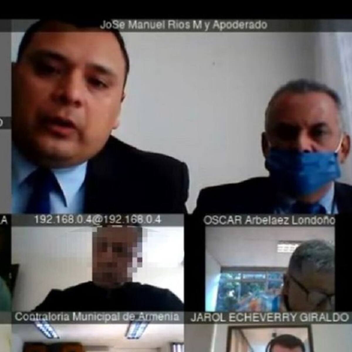Hoy se reanuda la audiencia contra el alcalde suspendido de Armenia