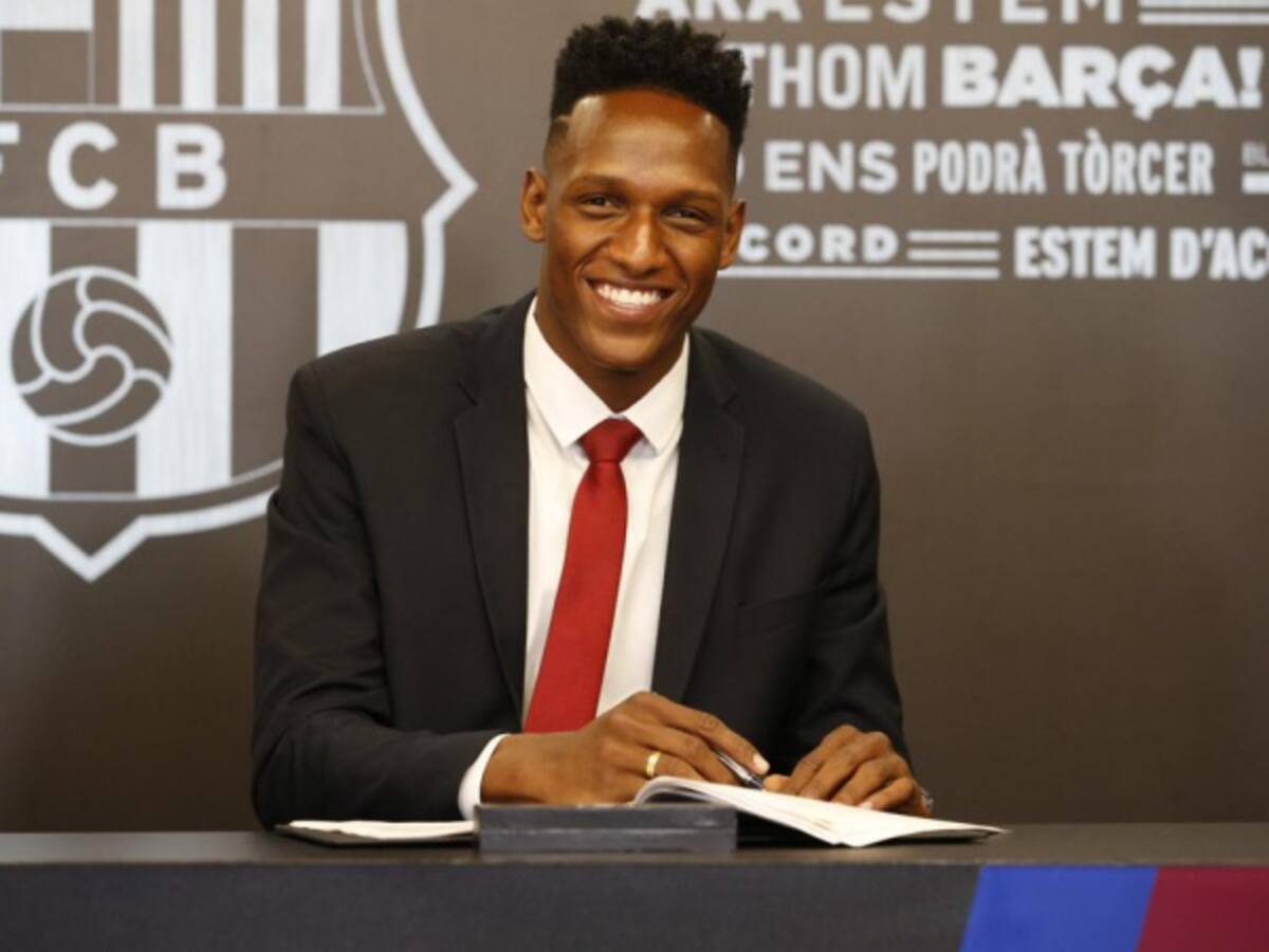 En imágenes: Así fue el día de Yerry Mina en su presentación oficial