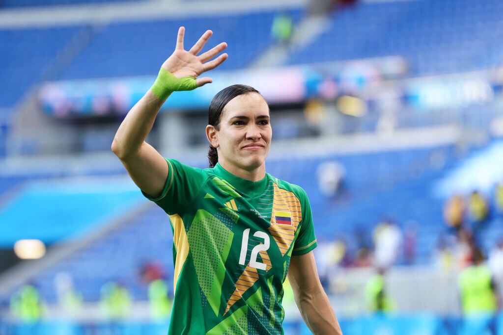 Katherine Tapia, arquera de la Selección Femenina de Fútbol de Colombia / Getty Images