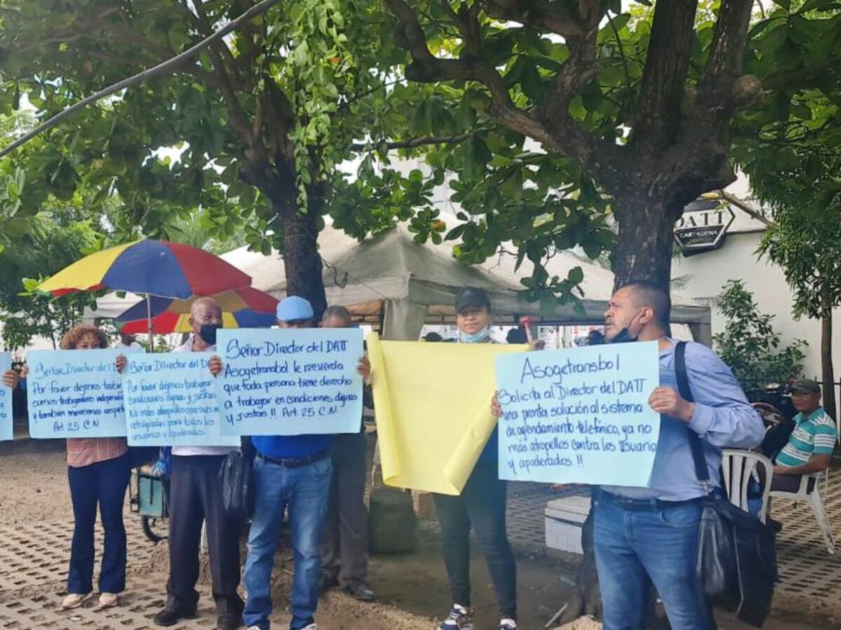 Piden que se acaben con las citas telefónicas en el DATT de Cartagena