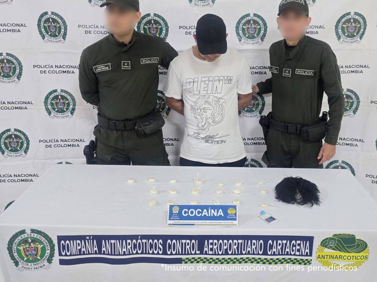 Juez ordenó cárcel a hombre capturado con ‘narcopeluca’ en Cartagena