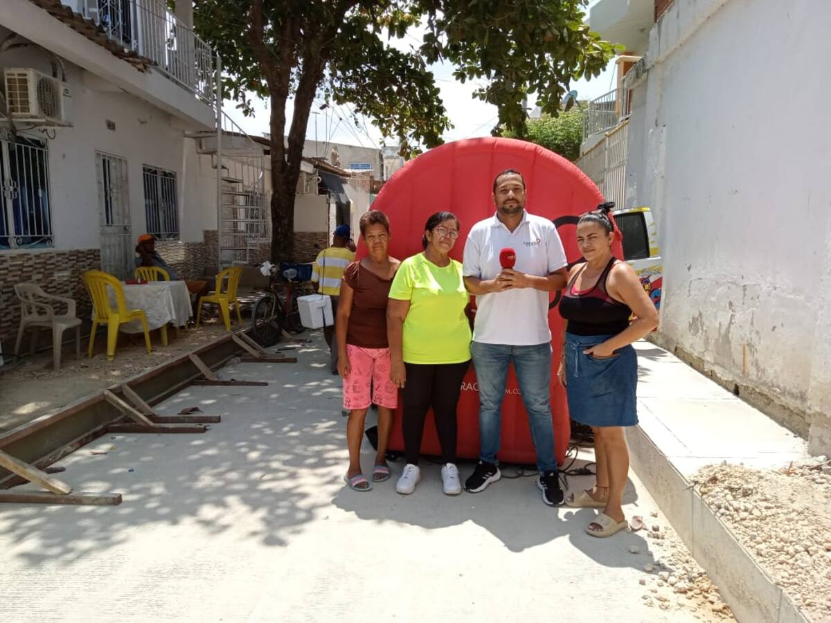 Vecinos del barrio Villa Estrella en Cartagena piden reanudar obras en la calle La Habana