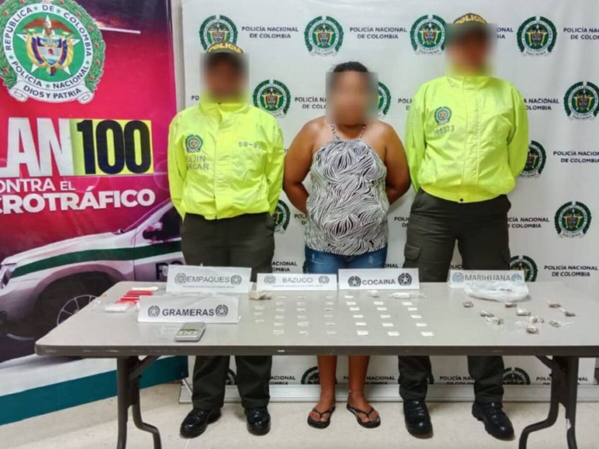 Capturaron a ‘Elsa’, presunta expendedora de drogas en el Nuevo Porvenir