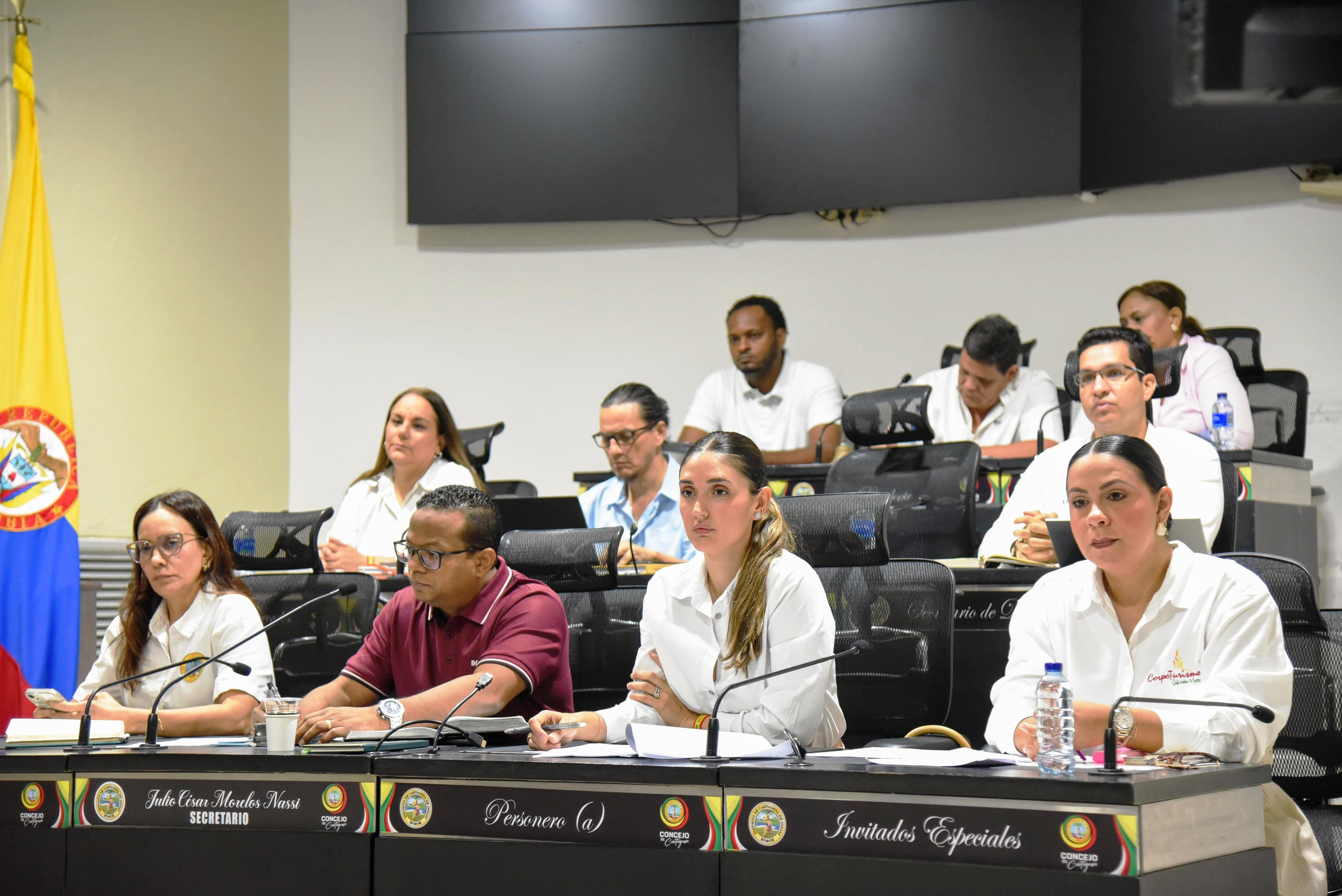 Continúa estudio del Plan de Desarrollo de Cartagena en el Concejo