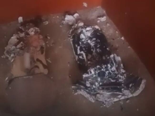 Objetos religiosos destruidos- foto cortesía