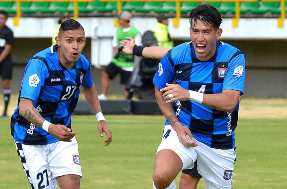 Henry Plazas anotó un doblete para el Boyacá Chicó / Twitter: @Dimayor.