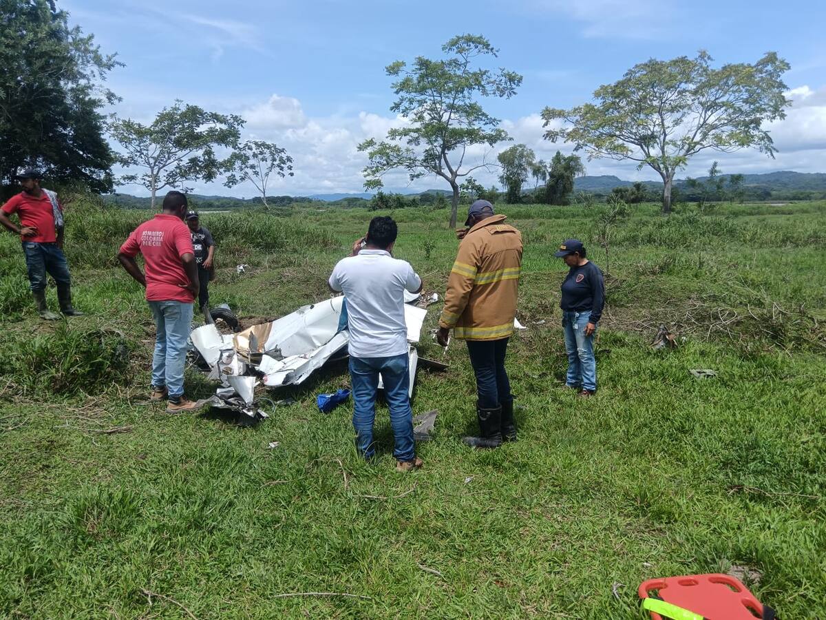 Una aeronave pequeña se estrelló en Nechí, el piloto murió