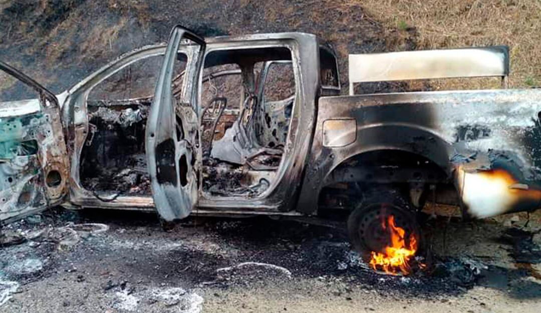 Seis policías se salvaron de morir en una emboscada en el Cauca