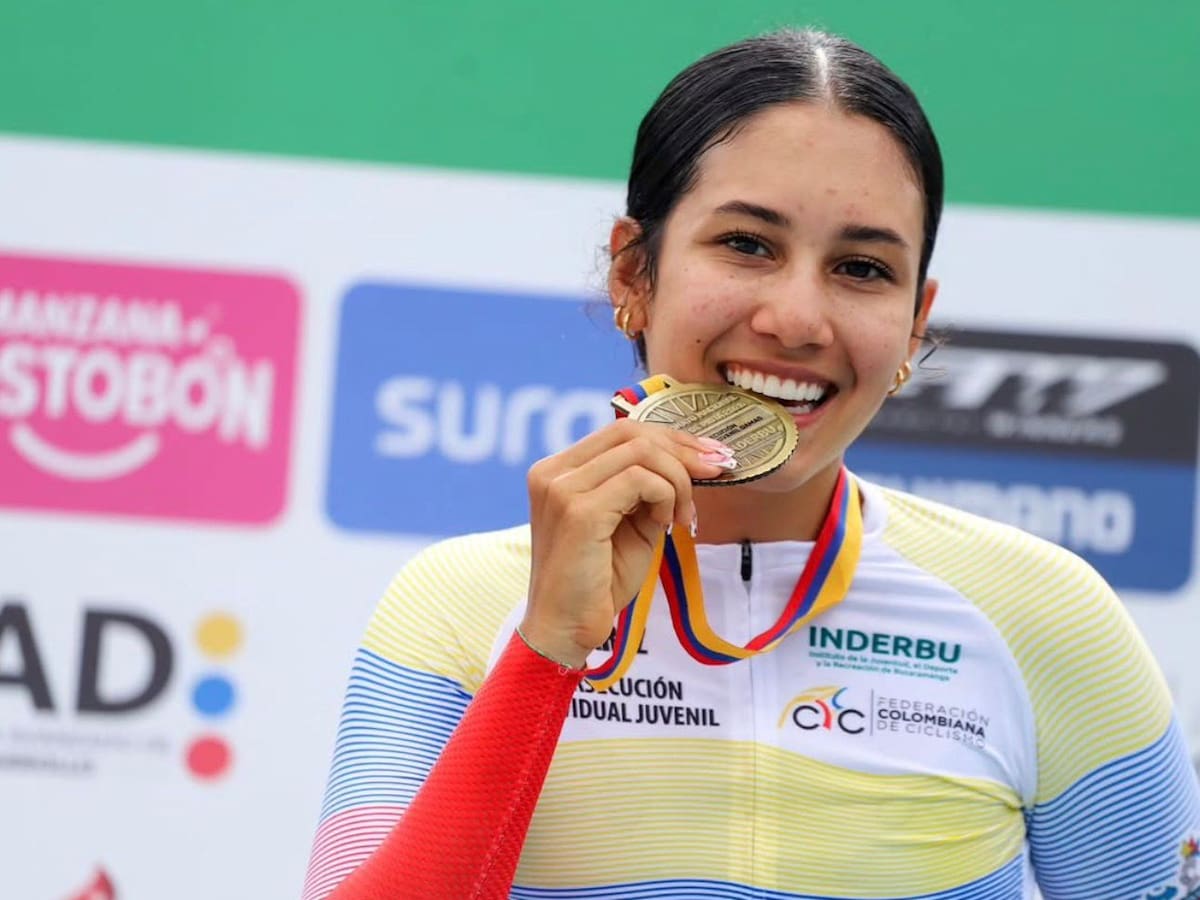La vallecaucana Sheylin Gómez se corona campeona panamericana de ciclismo de pista con Colombia