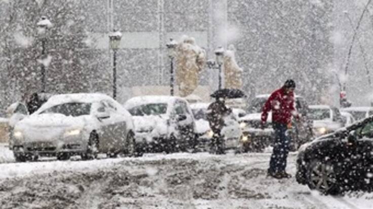 El frio que azota a Europa en imágenes