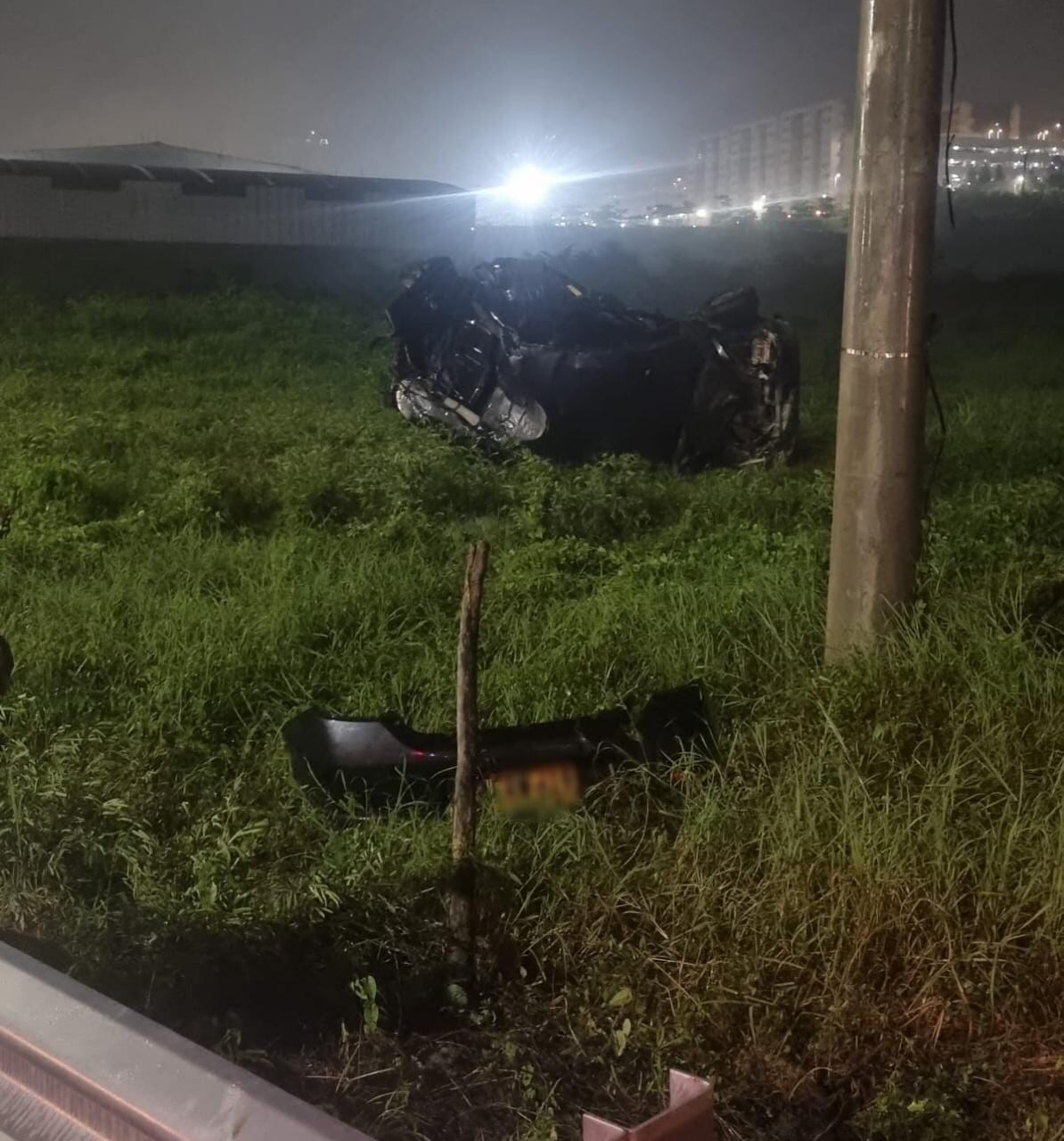 Accidente en la avenida Circunvalar en Barranquilla./Cortesía redes sociales