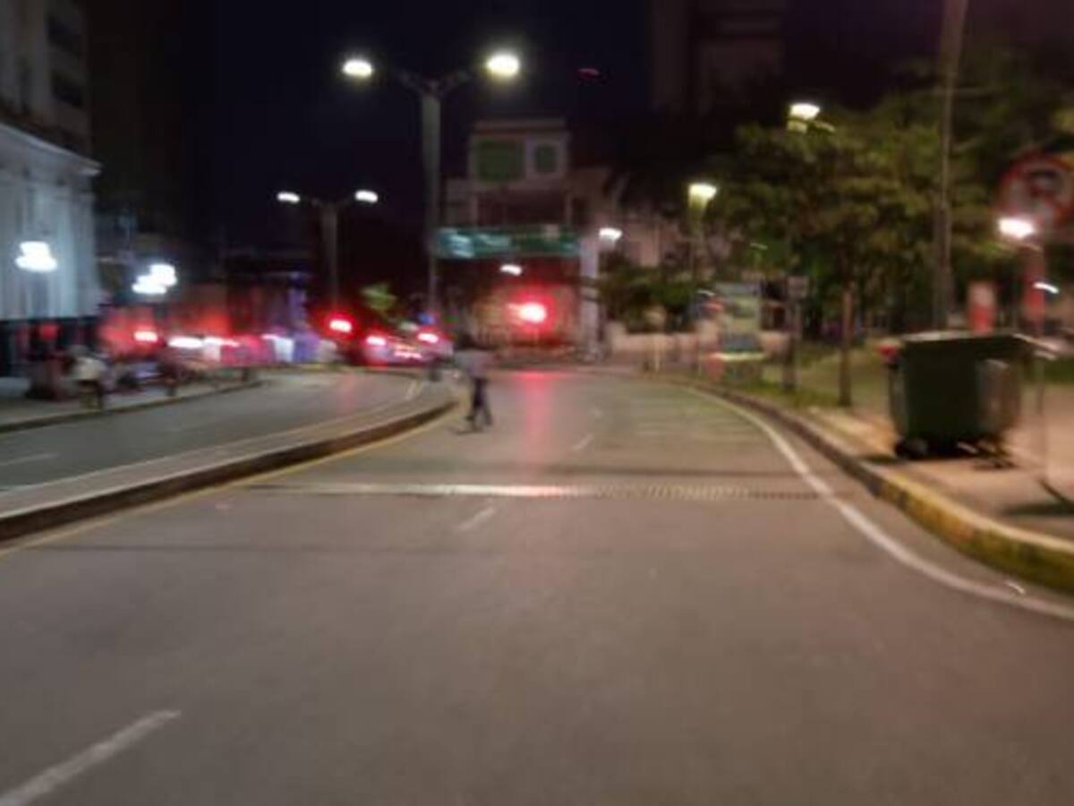 Así amanece Bucaramanga en la jornada de protesta de taxistas