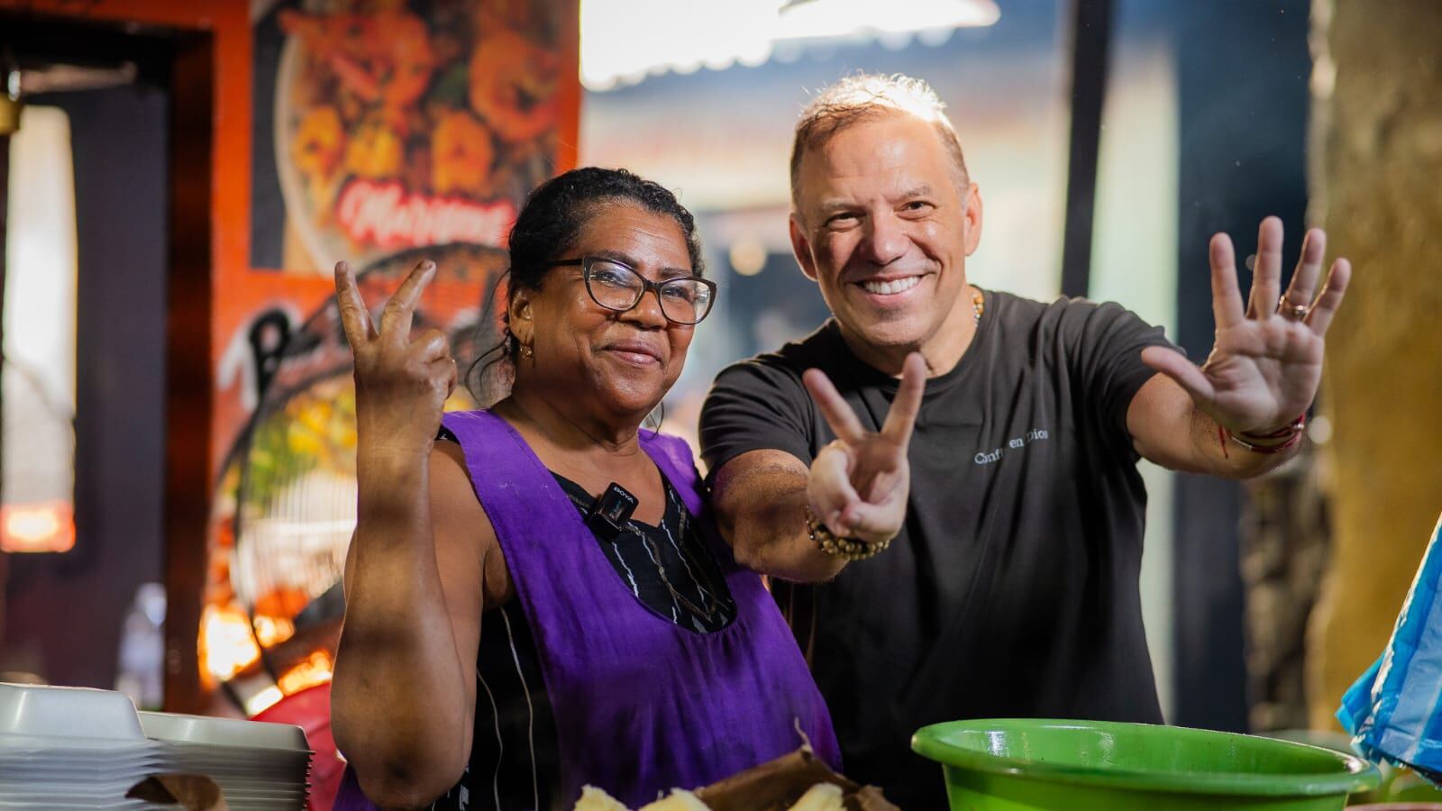 Santiago Botero Jaramillo estuvo en el Mercado de Cartagena con propuestas para transformar Colombia