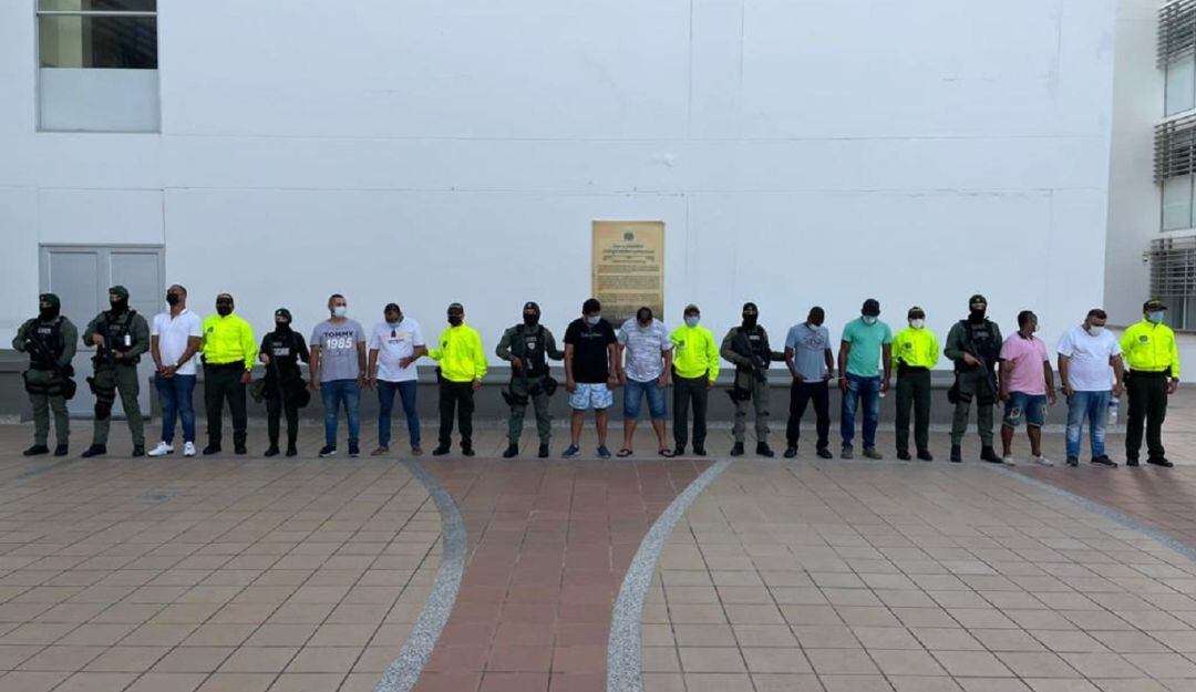 Según la Policía serían los presuntos responsables del envío de cinco toneladas mensuales de cocaína desde Cartagena y San Andrés hacia el exterior