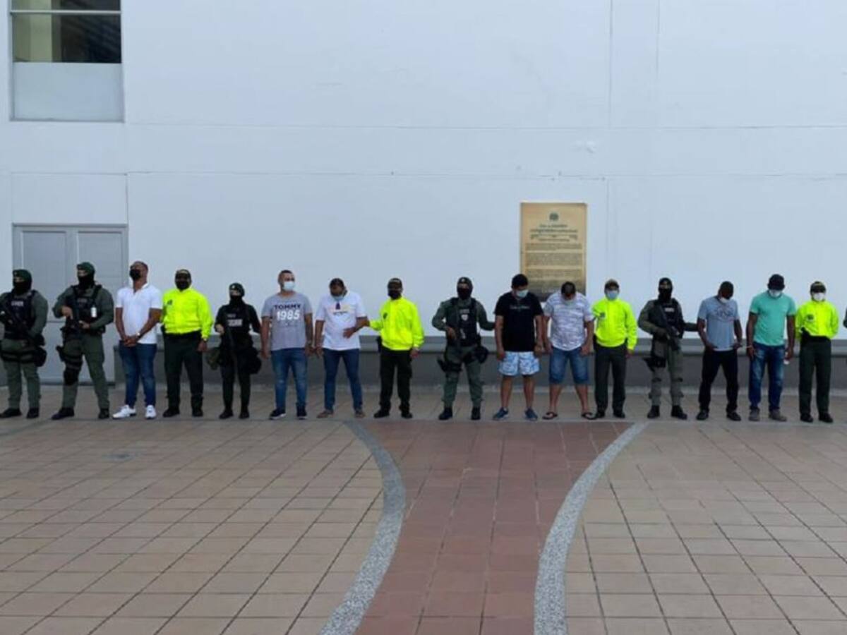 Capturaron 10 extraditables del Clan del Golfo señalados de enviar droga