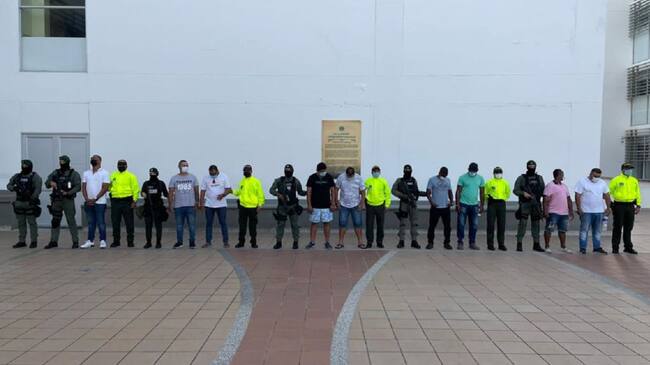 Según la Policía serían los presuntos responsables del envío de cinco toneladas mensuales de cocaína desde Cartagena y San Andrés hacia el exterior