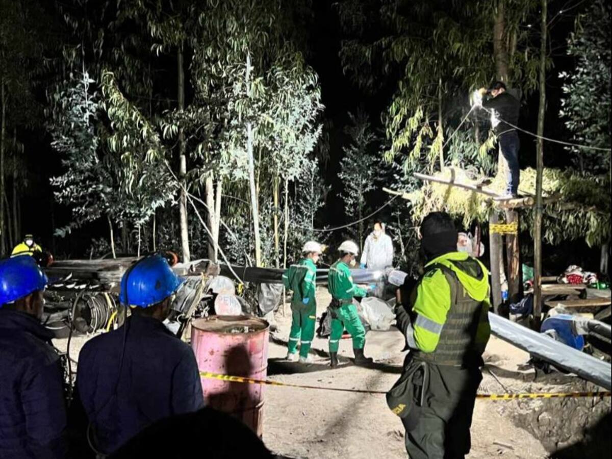 Luego de 5 días de búsqueda encontraron el cuerpo del minero en Tópaga