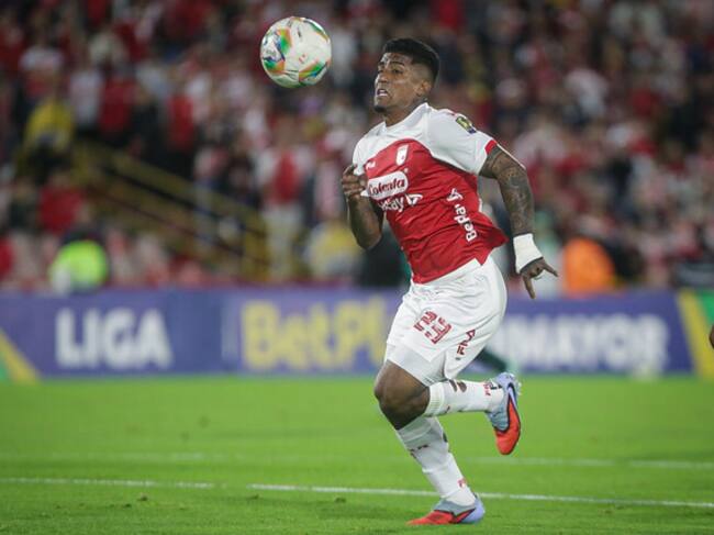 Harol Santiago Mosquera durante el partido contra Deportivo Cali / Colprensa