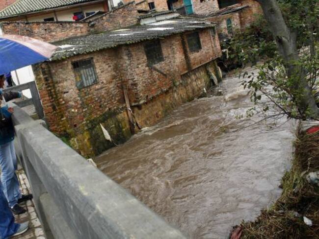 Colapsó una vivienda por fuertes lluvias en el sur de Bogotá