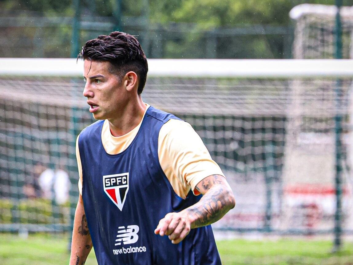 James Rodríguez, volante colombiano del Sao Paulo / Twitter: @jamesdrodriguez.