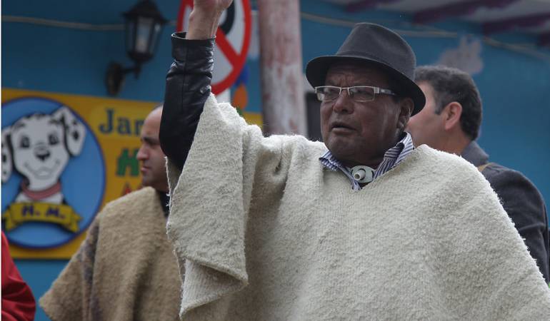 El dirigente campesino Cesar Pachón