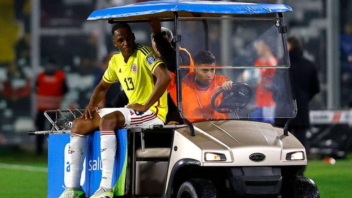 Yerry Mina ya conoce su parte médico tras lesión ante Chile: tiempo de baja estimado