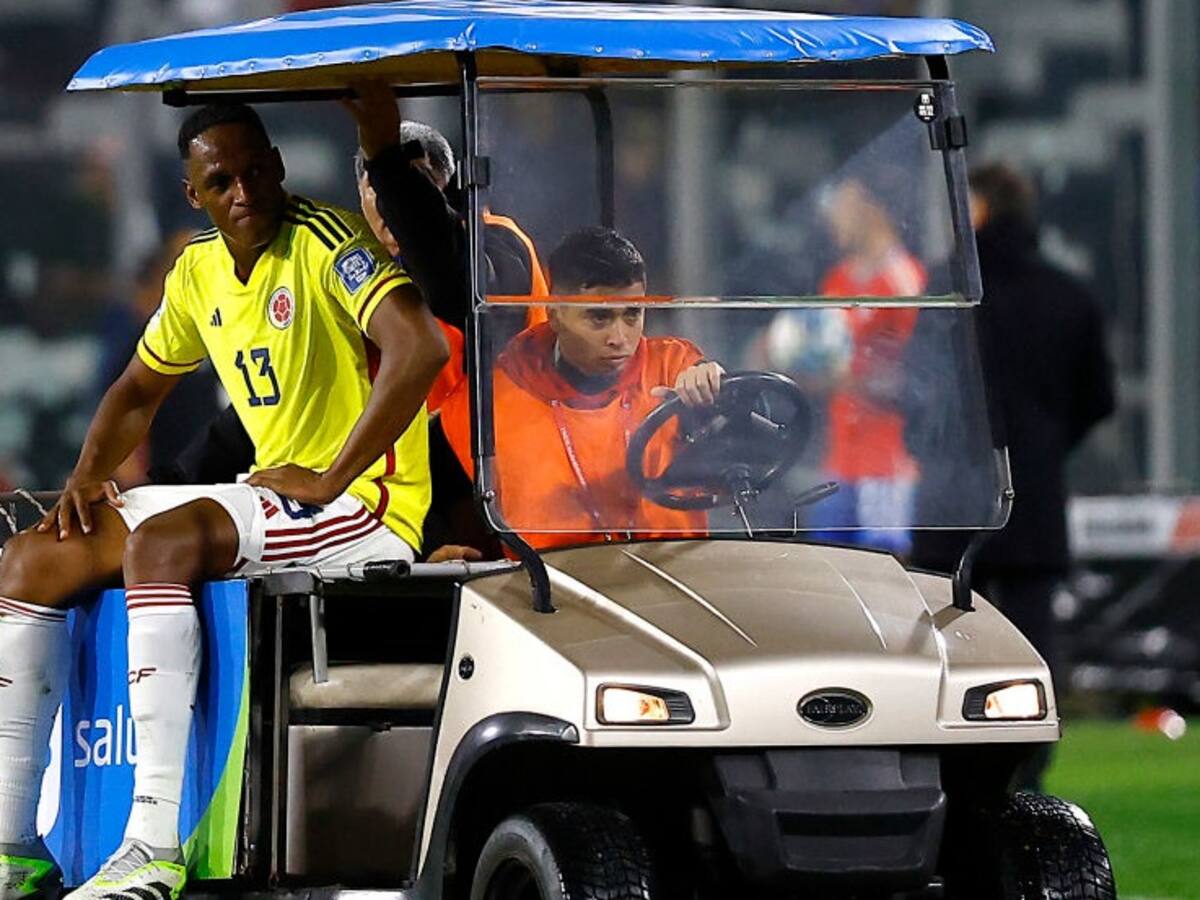 Yerry Mina ya conoce su parte médico tras lesión ante Chile: tiempo de baja estimado