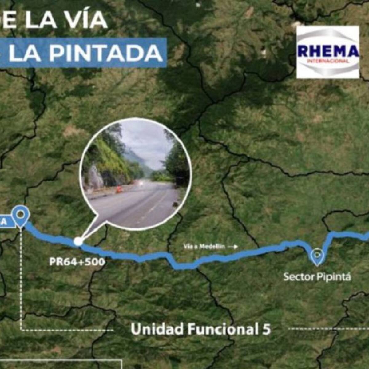 Paso Restringido en el sector Pipintá vía La Felisa – La Pintada