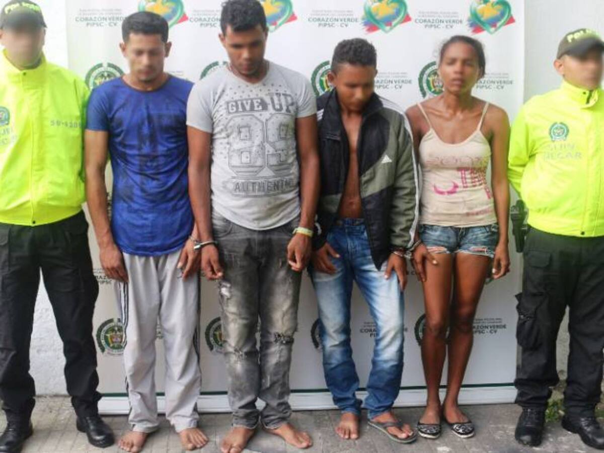 Policía de Cartagena capturó a cuatro presuntos miembros del clan del Golfo