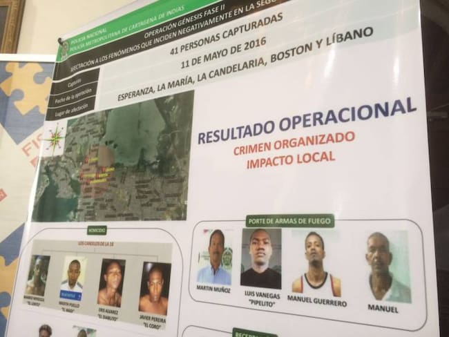 En “Operación Génesis II”, capturan 41 personas en Cartagena