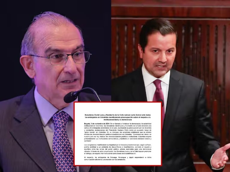 Humberto de la Calle. (Colprensa - Diego Pineda) //  David Luna. (EFE - Carlos Ortega)