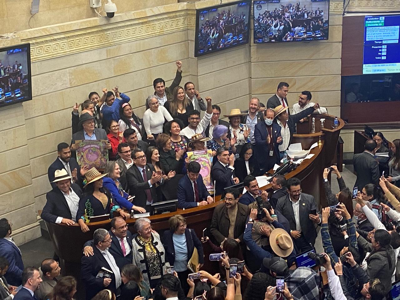 Aprueban la reforma pensional del Gobierno Petro. Foto. Caracol Radio