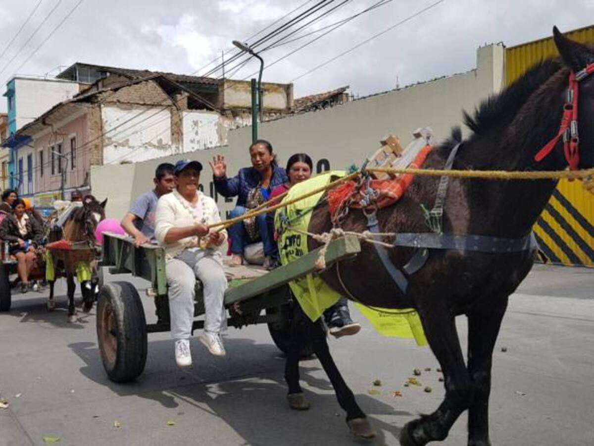 Con desfile carretilleros se despidieron de su actividad en Pasto