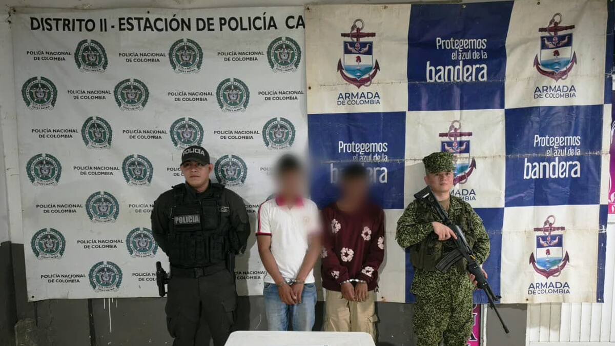 Dos extranjeros capturados con munición de fusil en El Carmen de Bolívar