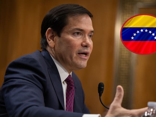 Marco Rubio. Foto: Nathan Posner.Venezuela. Foto: Getty Images.