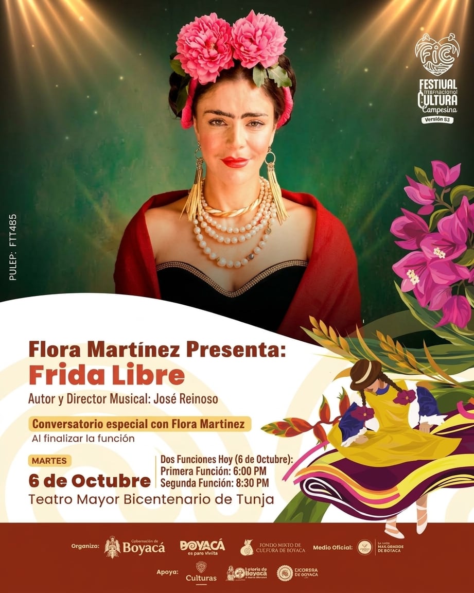 “Frida Libre” explora su universo artístico y personal, atravesado por el amor, la política, el arte y su compleja relación con el también pintor, Diego Rivera.
