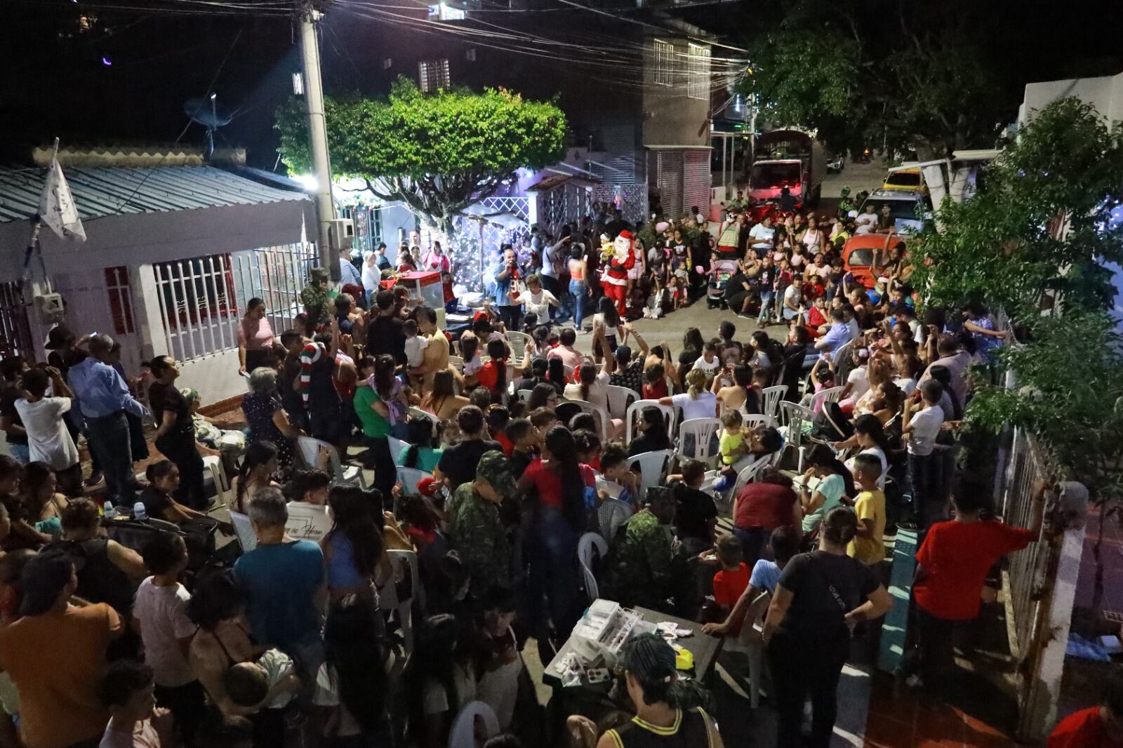 Ejército Nacional llevó una "Navidad con amor" a comunidades en Cúcuta. / Foto: Ejército Nacional.