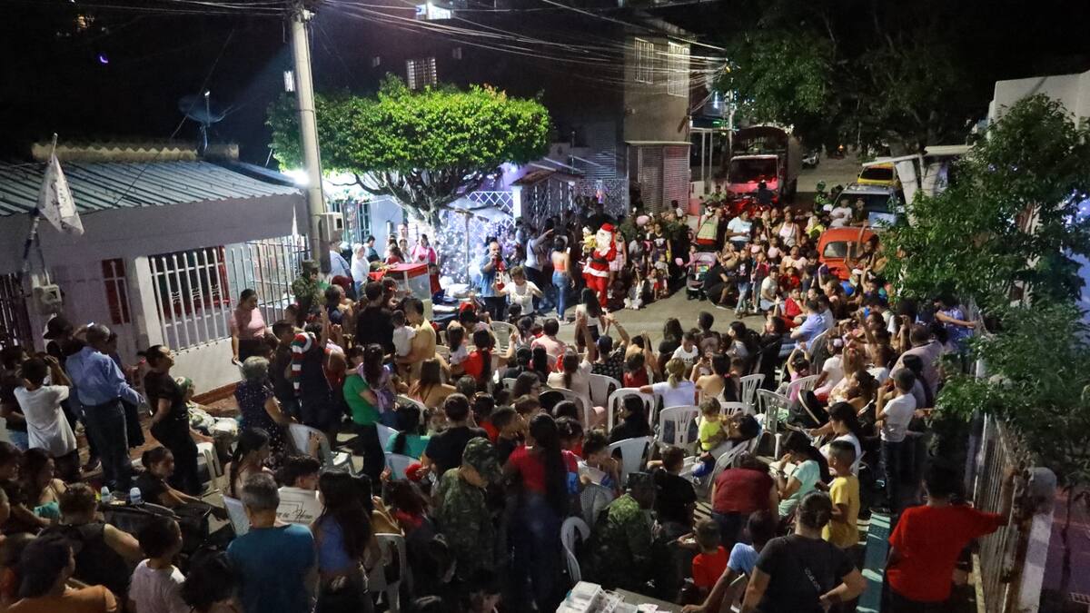 Ejército Nacional llevó una “Navidad con amor” a comunidades en Cúcuta