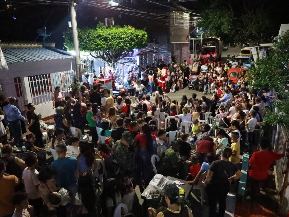 Ejército Nacional llevó una “Navidad con amor” a comunidades en Cúcuta