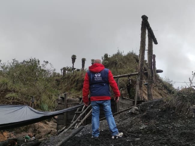 Mina de carbón de Chita, Boyacá / Foto: Defensoría del Pueblo